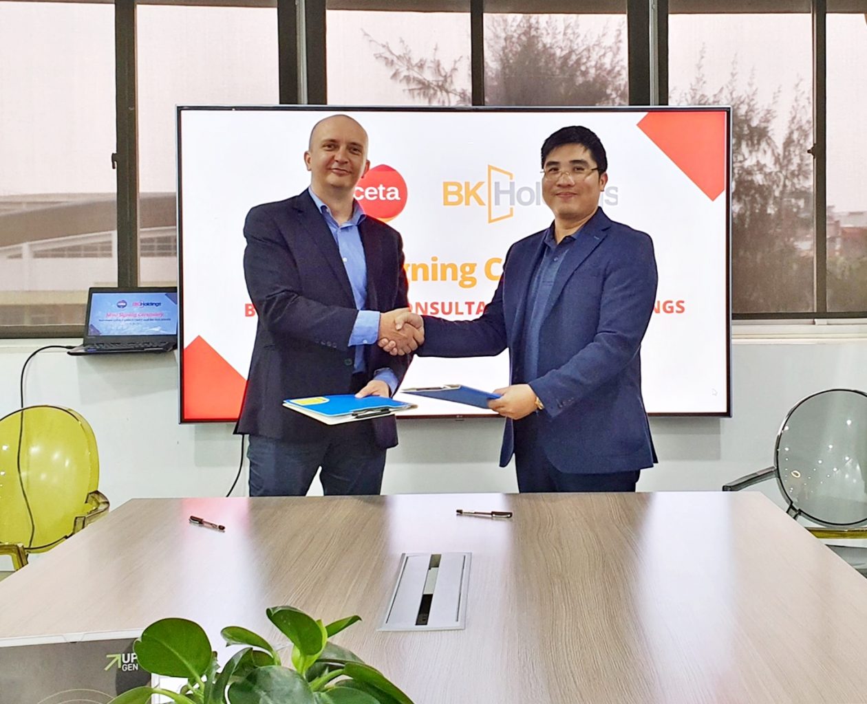 CETA Consulting and BK Holdings officially signed an MOU